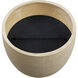 Aster Travertine Look Outdoor Planter